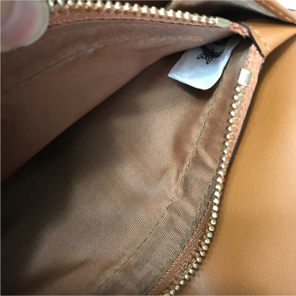 MCM Vintage Rare Tan Leather Hobo Germany Bag and Wallet Bundle EUC - Picture 12 of 12